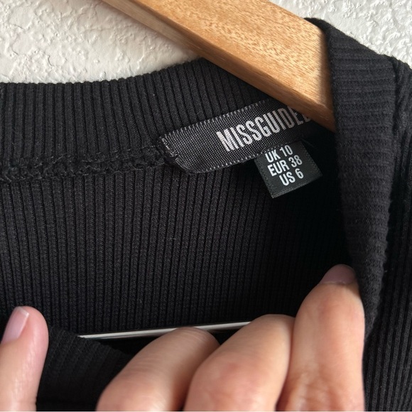 Misguided | Ribbed Short Sleeve Jumpsuit - Picture 9 of 13